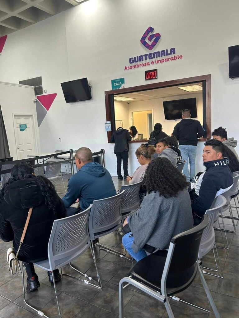 oficinas del consulado de Guatemala en San Bernardino